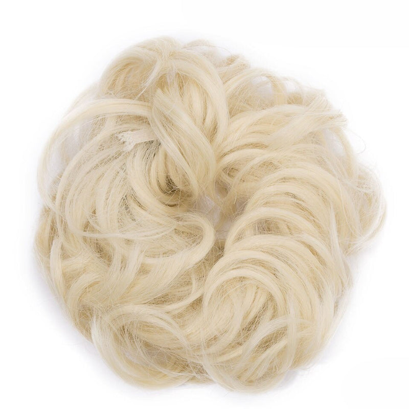 Curly Messy Bun Hair Wig Scrunchie Ponytail Extensions – Effortless Styling in Seconds