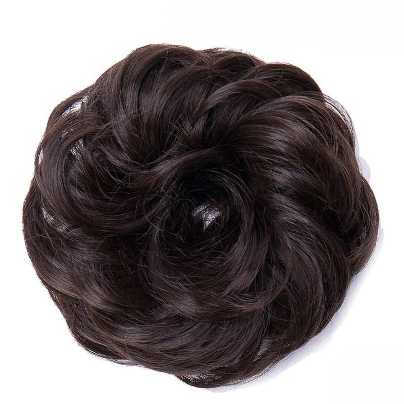 Curly Messy Bun Hair Wig Scrunchie Ponytail Extensions – Effortless Styling in Seconds