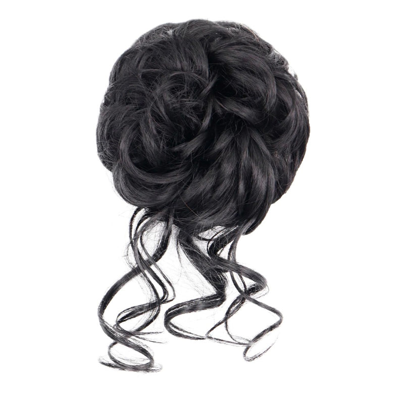 Curly Messy Hair Bun Scrunchie Extension - Easy-to-Use Hair Accessory for Instant Volume and Length