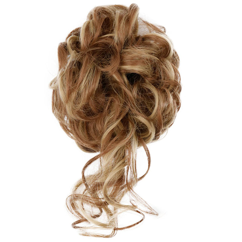 Curly Messy Hair Bun Scrunchie Extension - Easy-to-Use Hair Accessory for Instant Volume and Length