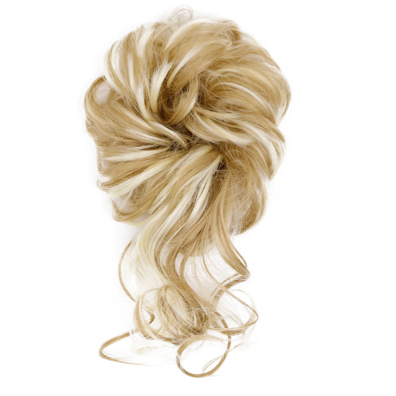 Curly Messy Hair Bun Scrunchie Extension - Easy-to-Use Hair Accessory for Instant Volume and Length