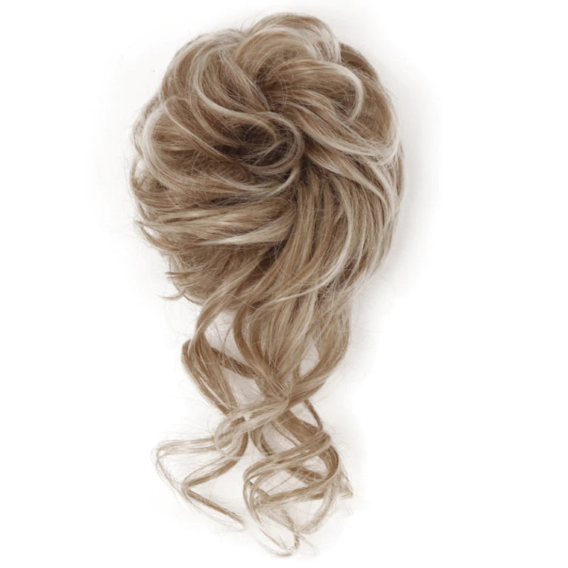 Curly Messy Hair Bun Scrunchie Extension Wig – Effortless Hair Accessory for Chic Style