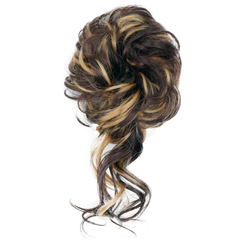Curly Messy Hair Bun Scrunchie Extension Wig – Effortless Hair Accessory for Chic Style