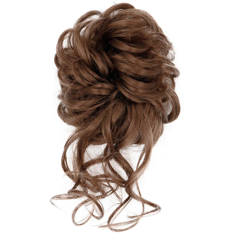 Curly Messy Hair Bun Scrunchie Extension Wig – Effortless Hair Accessory for Chic Style