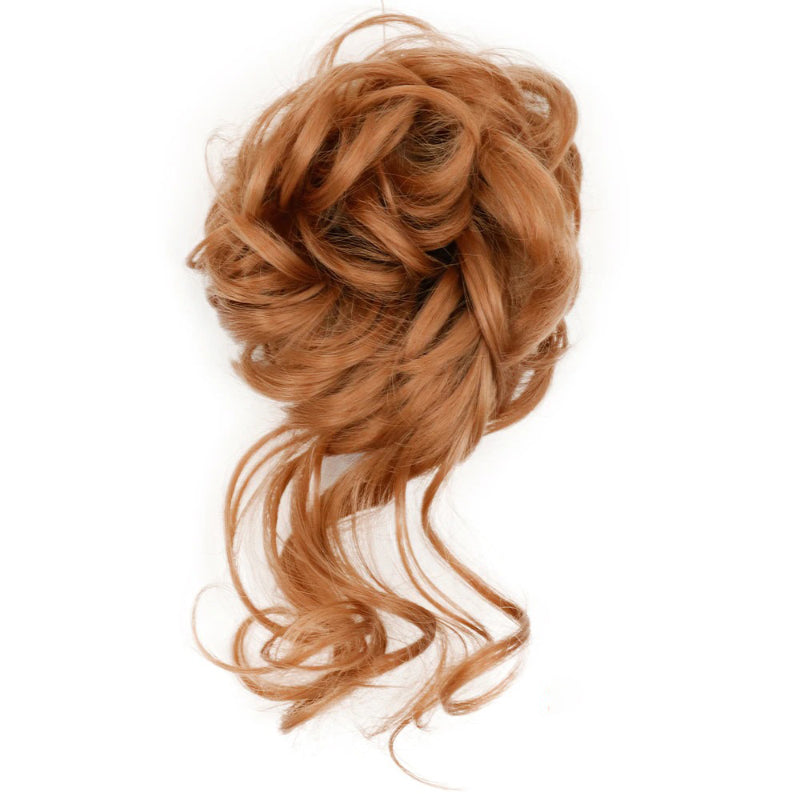 Curly Messy Hair Bun Scrunchie Extension Wig – Effortless Hair Accessory for Chic Style