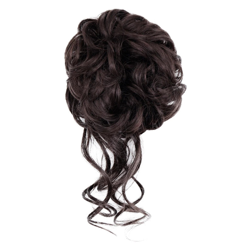 Curly Messy Hair Bun Scrunchie Extension Wig – Effortless Hair Accessory for Chic Style