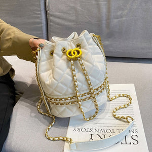 Chain Wrap Bucket Bag