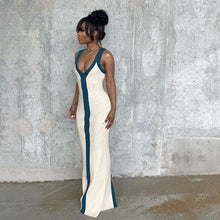 Load image into Gallery viewer, Hipster V-neck Sleeveless Split Bodycon Summer dress
