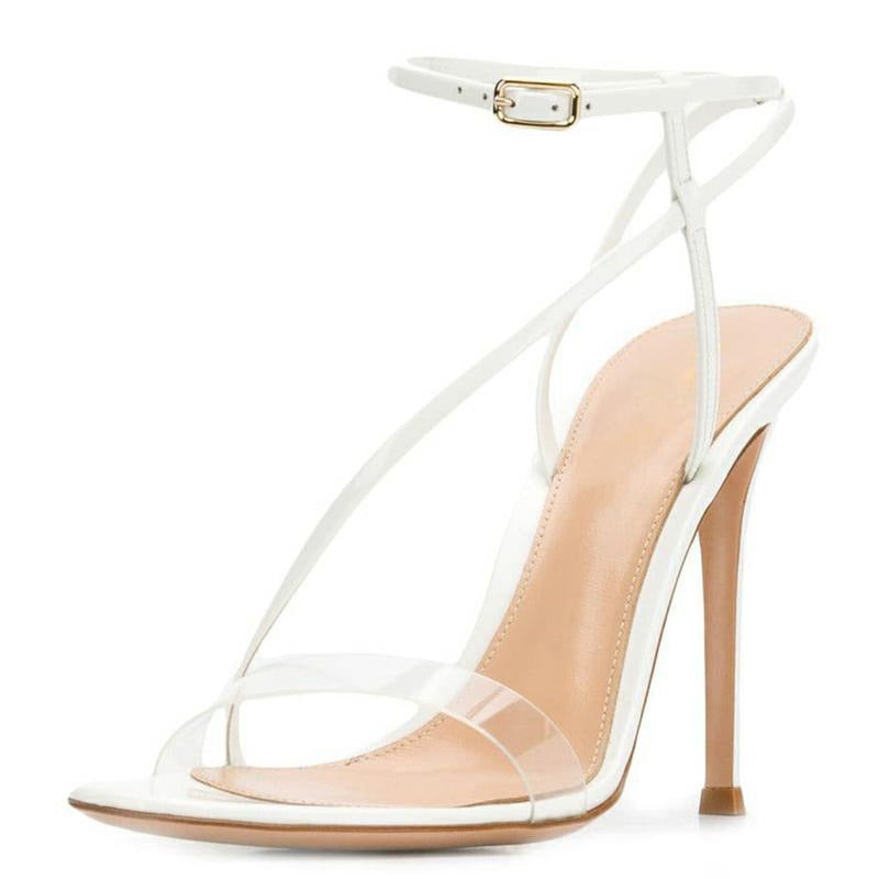 Fashion Sandals With Cross Straps and Thin Heels For Womens Sandals