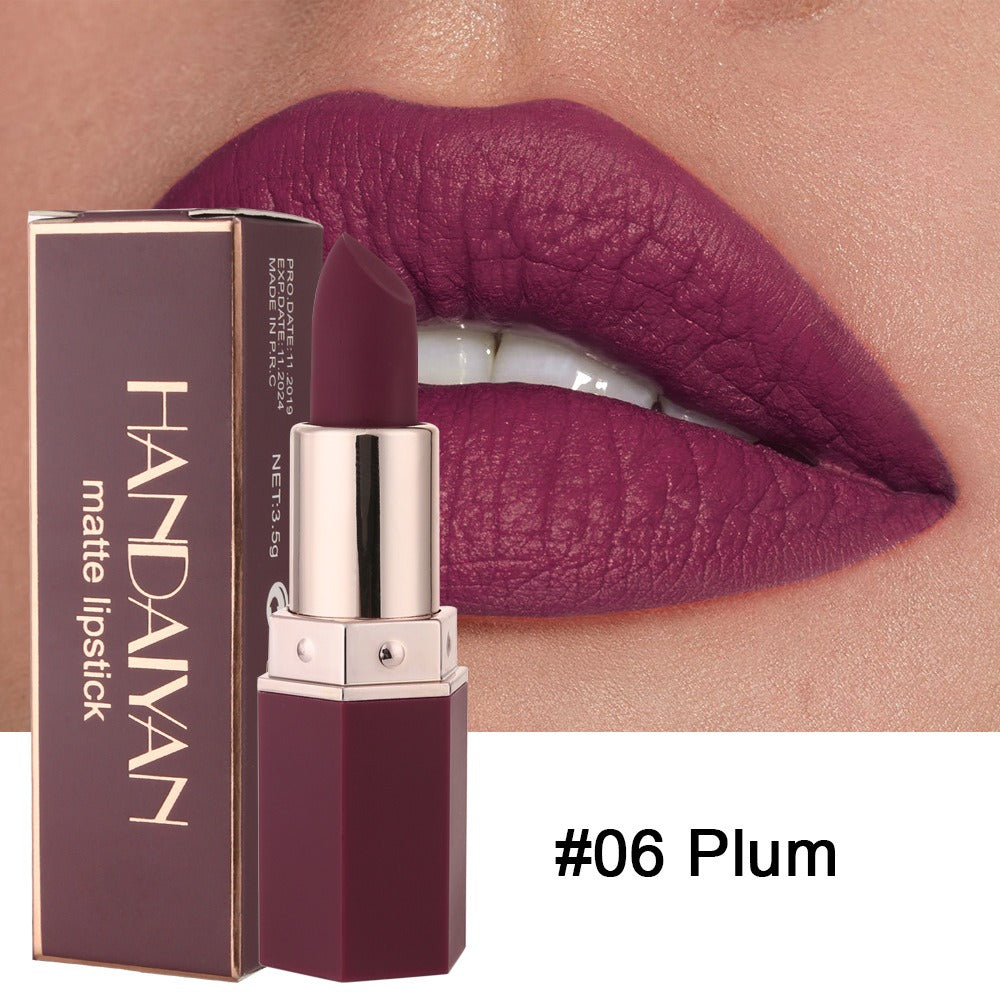 HANDAIYAN Han Daiyan Amazon Hot 6 Color Matte Moisturizing Lipstick lipstick