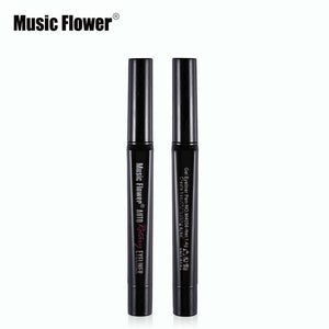 Music Flower Pro Auto Rotating Liquid Eyeliner Waterproof Eye Makeup Lash Hugging Gel Eye Liner Mark Pen Smudge-proof Cosmetics