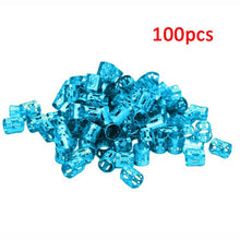 Load image into Gallery viewer, 100 Pcs/ 7 Colors Mixed hair bead sets
