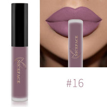 Load image into Gallery viewer, NICEFACE Lip Gloss 26 Colors Nude Matte Liquid Lipstick Mate Waterproof Long Lasting Moisturizing Lipgloss Lip Makeup Cosmetics
