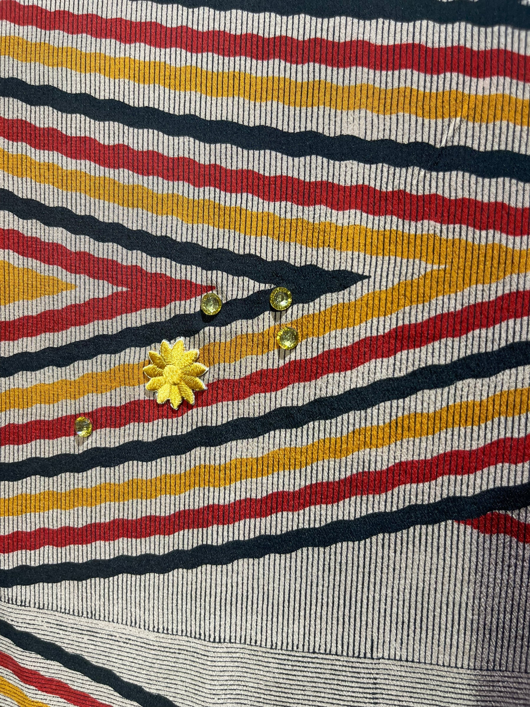 FINAL SALE PRC5009 Avatar Pure Silk Short Kaftan Tunic without Slits