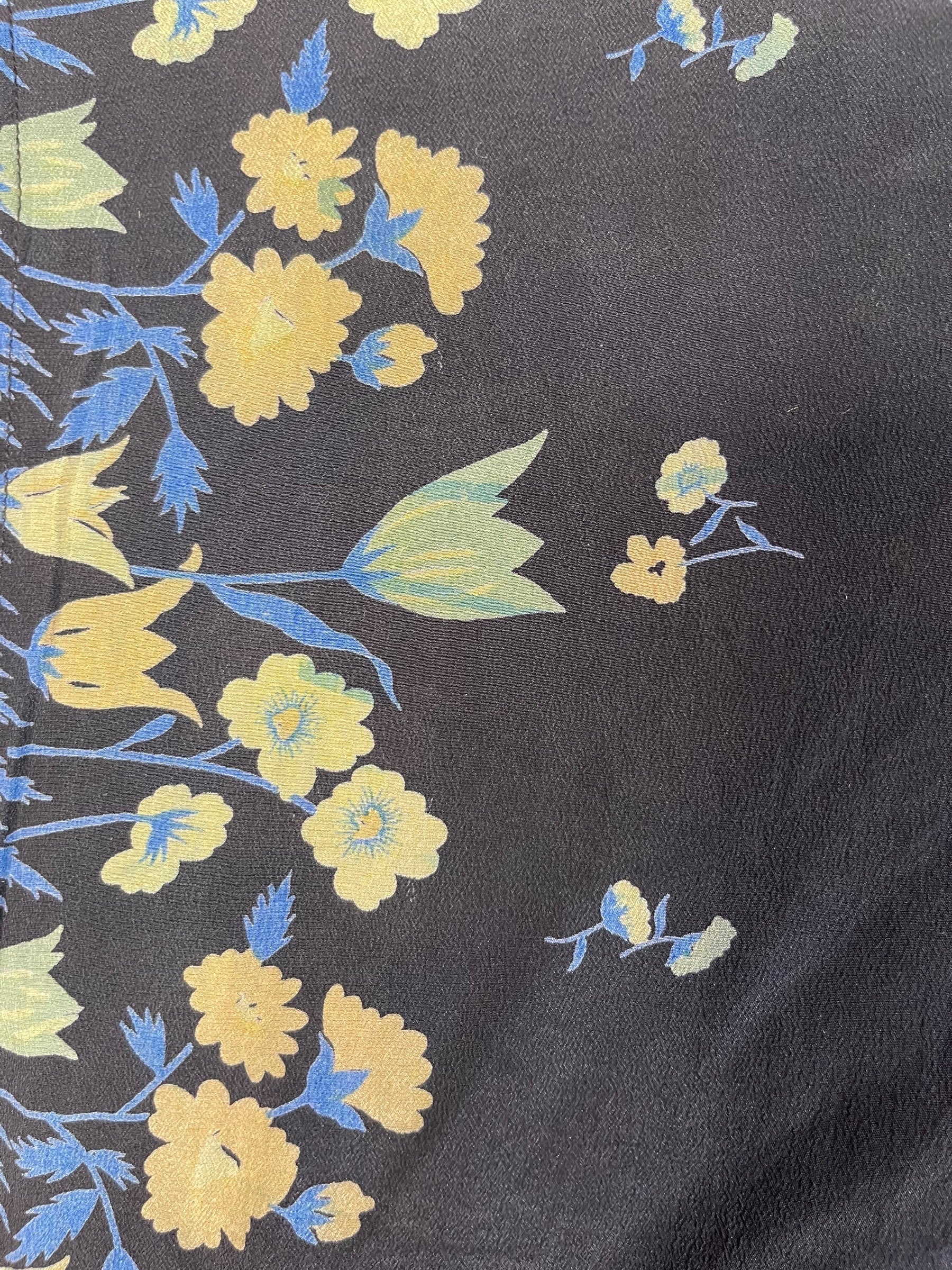 PRC6922 Avatar Pure Silk Kimono-Sleeved Jacket with Belt