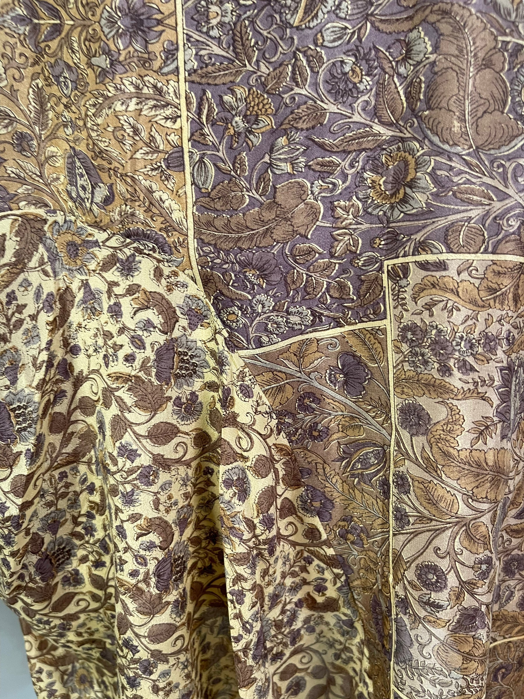 PRC6067 Avatar Pure Silk Self Pocket Tunic Dress