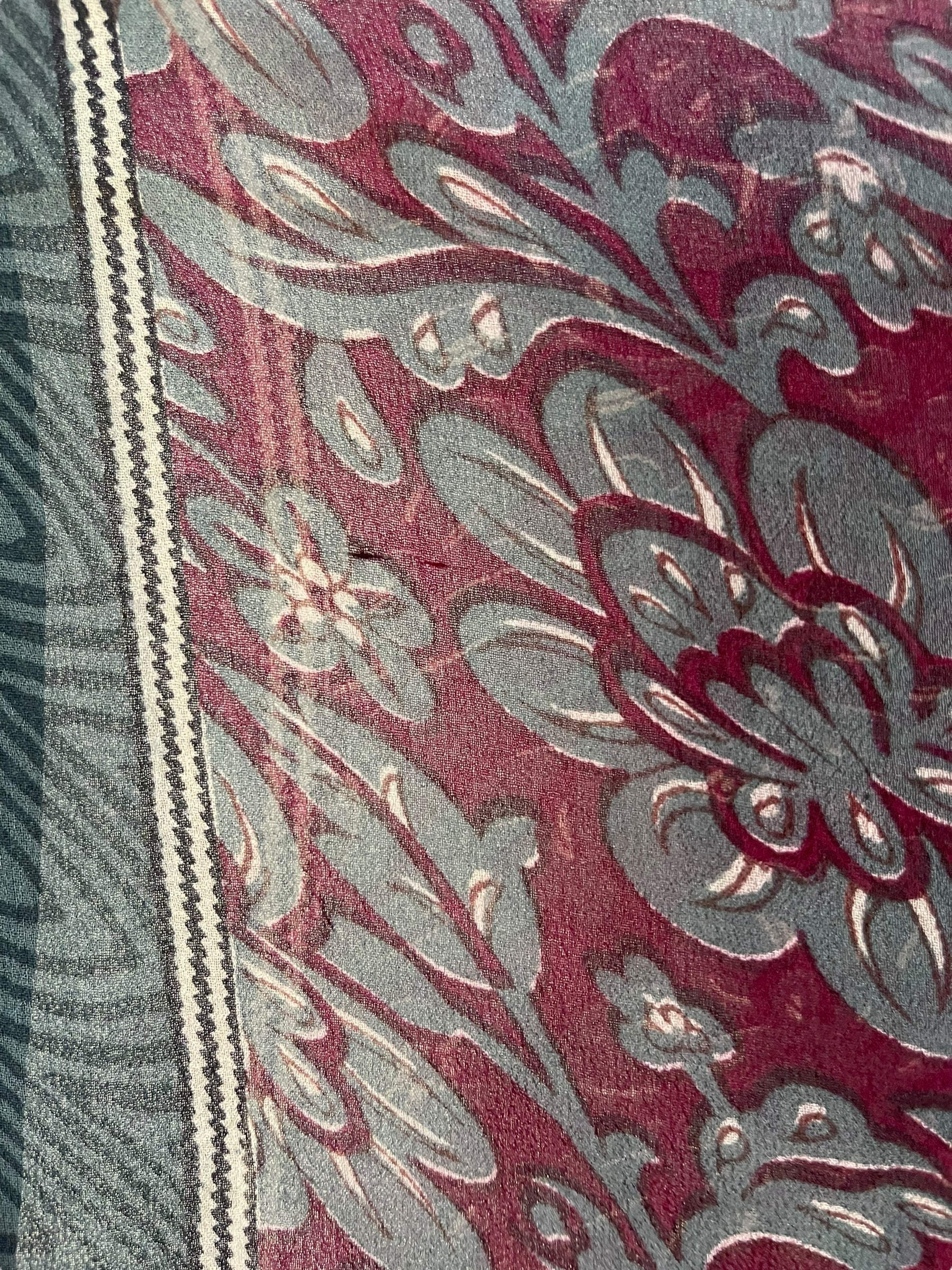 PRG7183 Sheer Avatar Pure Silk Long Tunic with Side Ties