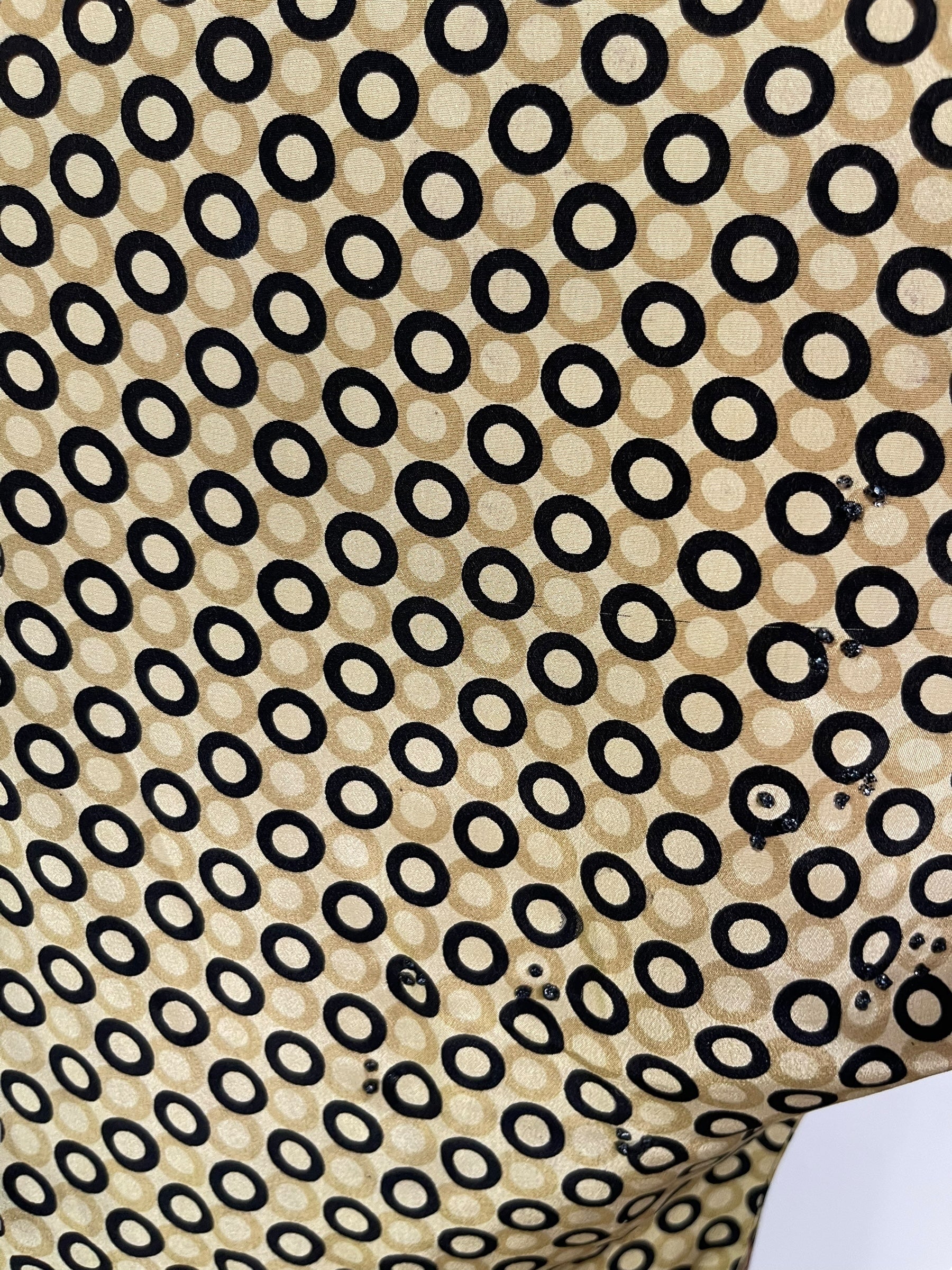 PRC6759 Avatar Long Pure Silk Kimono Sleeved Duster with Belt