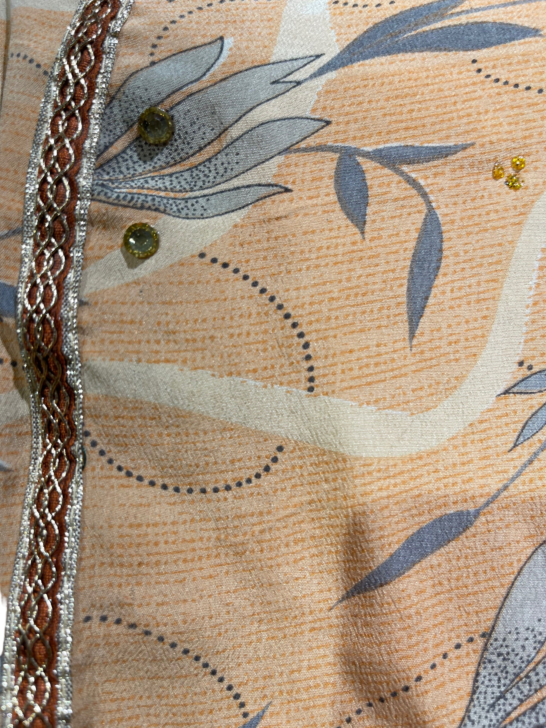 FINAL SALE PRC4329 Avatar Pure Silk Side Slit Top