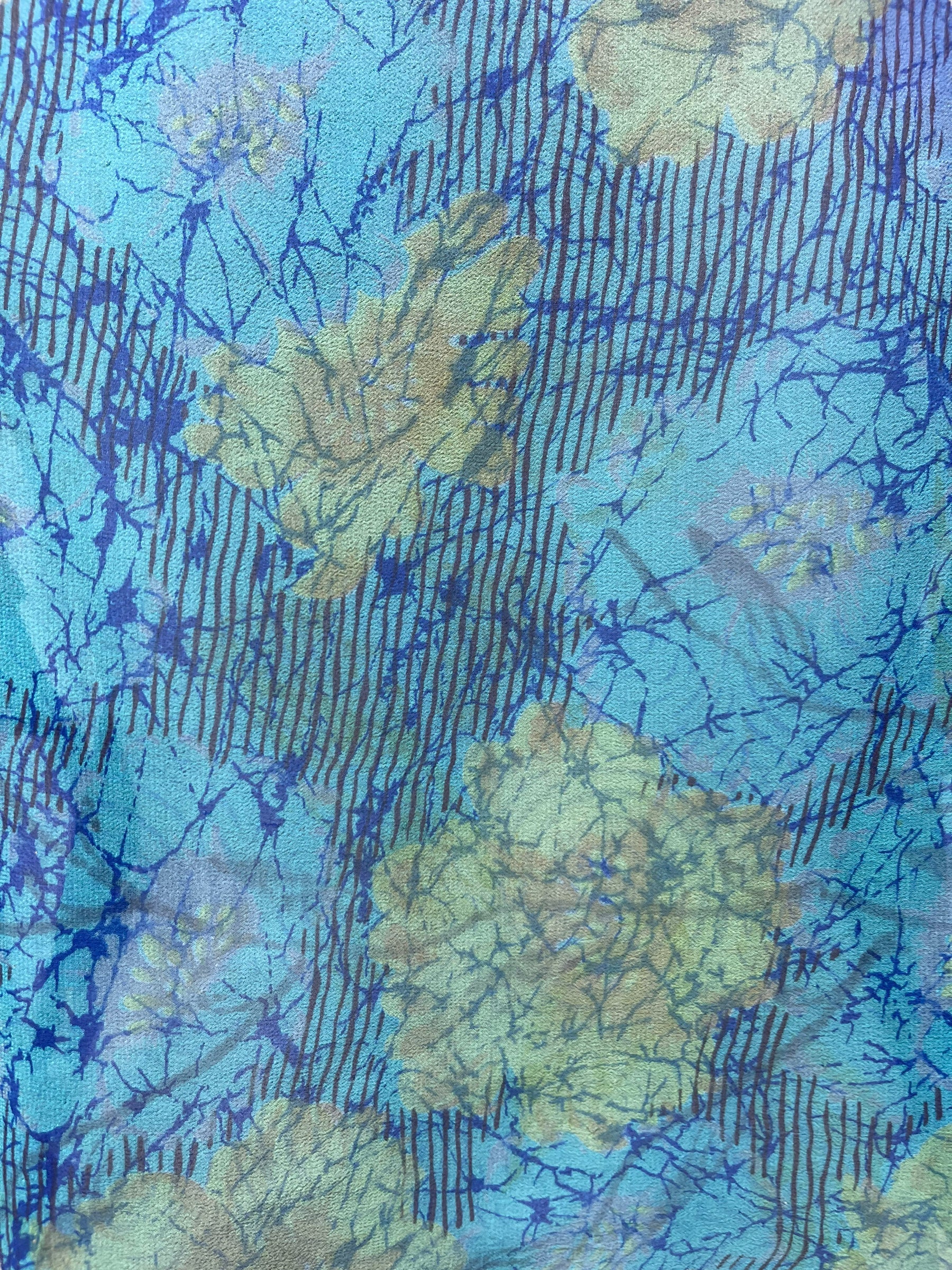 FINAL SALE PRG3051  Sheer Avatar Pure Silk Boxy Top