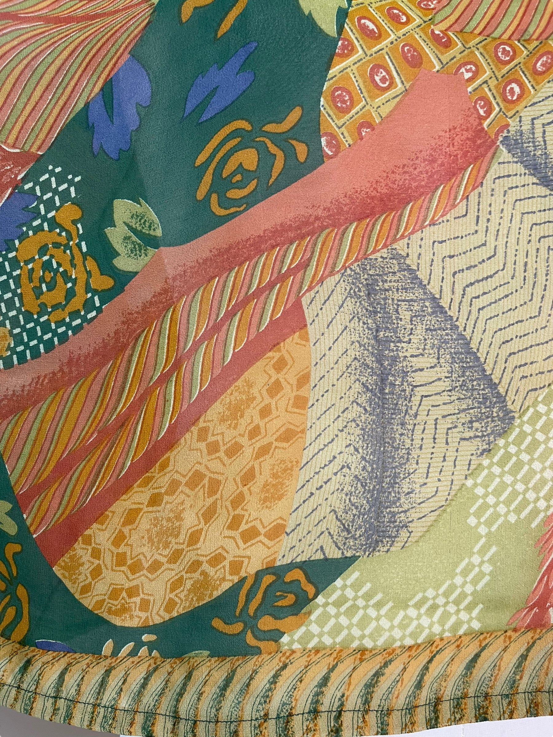 FINAL SALE PRG6135 Sheer Avatar Pure Silk Boxy Top