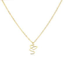Load image into Gallery viewer, Dainty Gold Initial Necklace for Women – Personalized Heart-Shaped Stainless Steel Jewelry, 45cm
