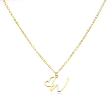 Load image into Gallery viewer, Dainty Gold Initial Necklace for Women – Personalized Heart-Shaped Stainless Steel Jewelry, 45cm
