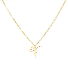 Load image into Gallery viewer, Dainty Gold Initial Necklace for Women – Personalized Heart-Shaped Stainless Steel Jewelry, 45cm

