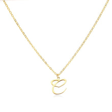 Load image into Gallery viewer, Dainty Gold Initial Necklace for Women – Personalized Heart-Shaped Stainless Steel Jewelry, 45cm
