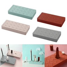 Load image into Gallery viewer, 18-Grid Silicone Lipstick Storage Rack Cosmetics Storage Box Multi-grid Innovative Display Stand Makeup Holder Home Organizer
