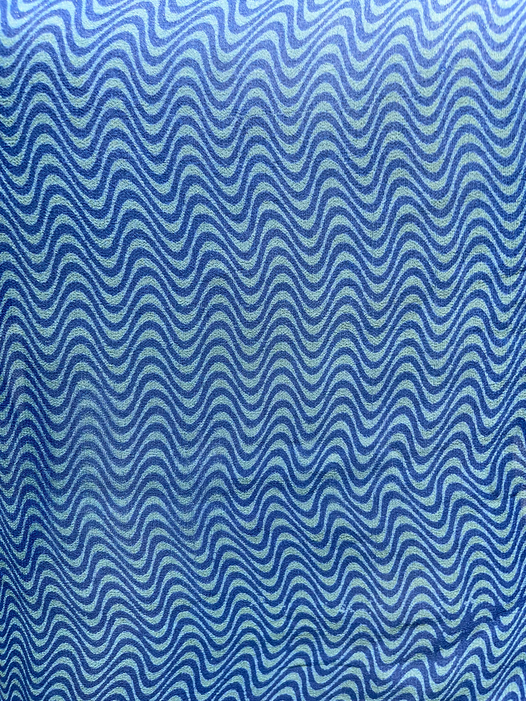 FINAL SALE PRG1078 Green-Bearded Helmetcrest Sheer Avatar Pure Silk Boxy Top