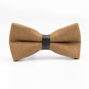 Men's Bow Knot Solid Color Wool Bow Tie Single Product Evening Dress Retro