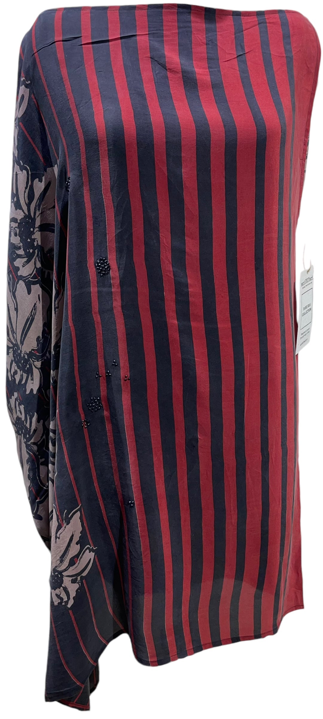 FINAL SALE PRC5655 Avatar Pure Silk One Shoulder Dress