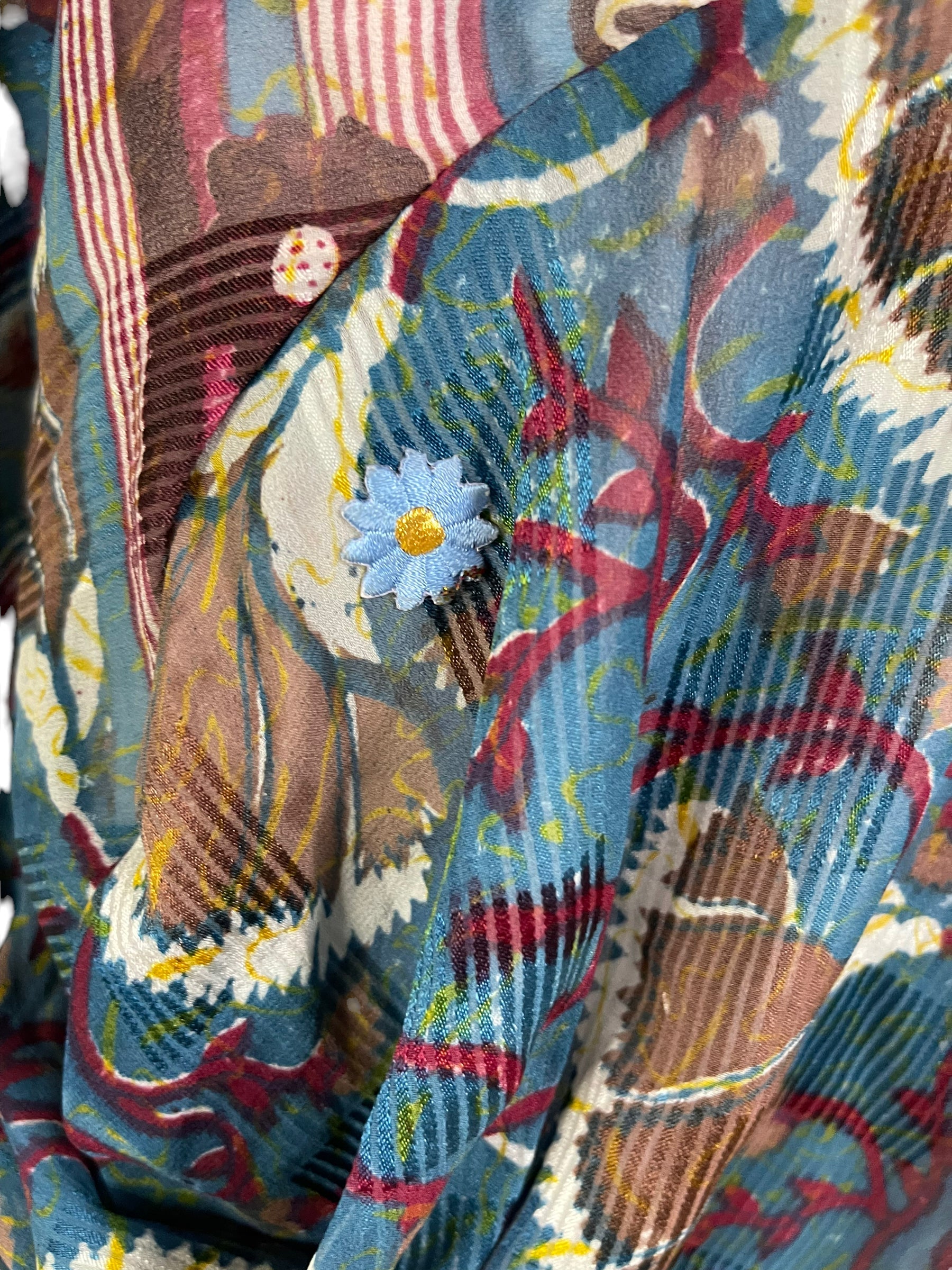 PRG6038 Sheer Avatar Pure Silk Self Pocket Tunic Dress