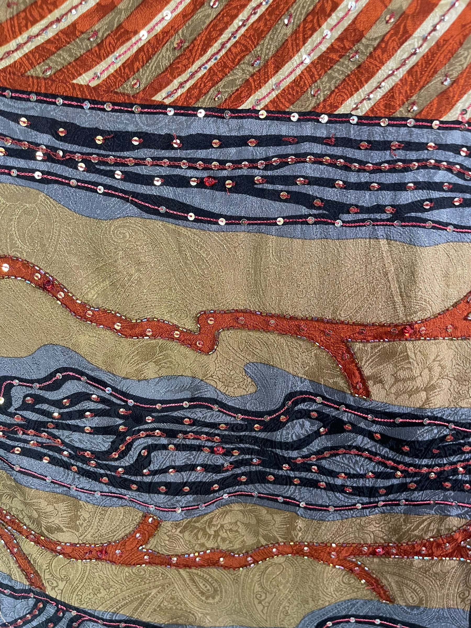 PRC6493 Avatar Pure Silk Waterfall Top