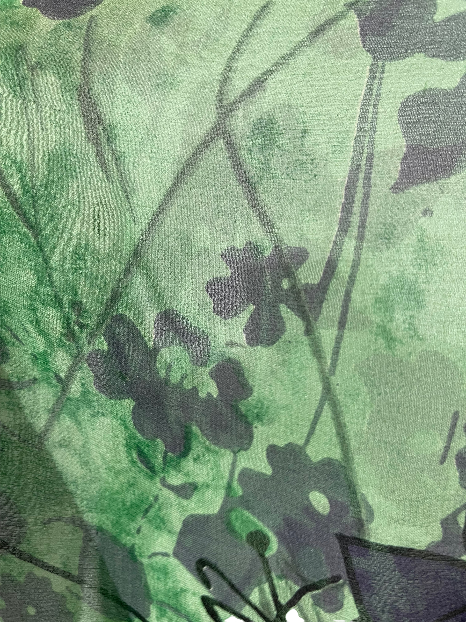 FINAL SALE PRGM1533 Hymettus Sheer Avatar Pure Silk Boxy Top