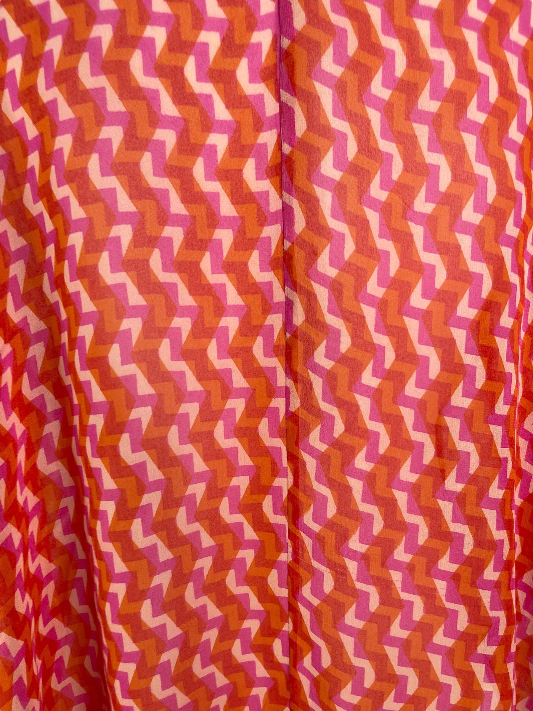 PRG6514 Sheer Avatar Pure Silk Waterfall Top