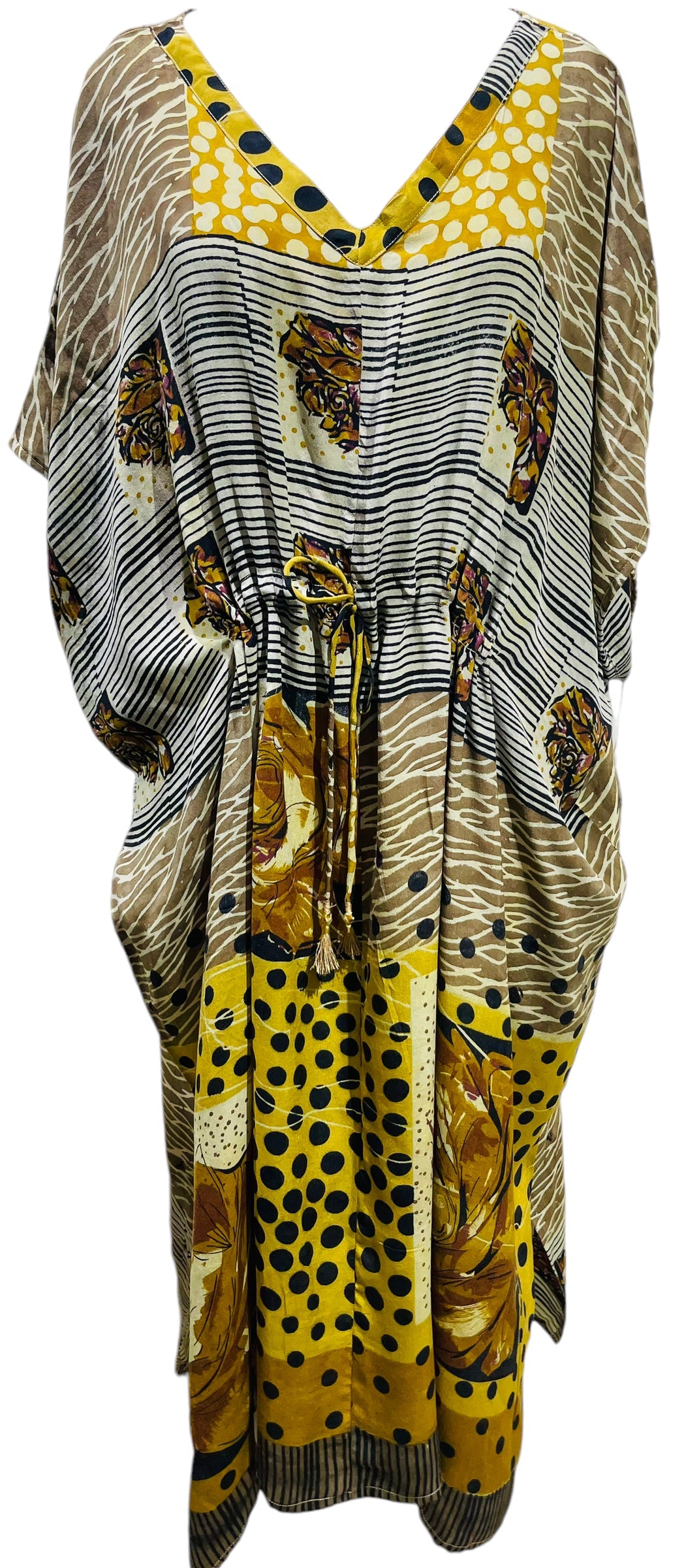 FINAL SALE PRC5650 Avatar Pure Silk Maxi Kaftan