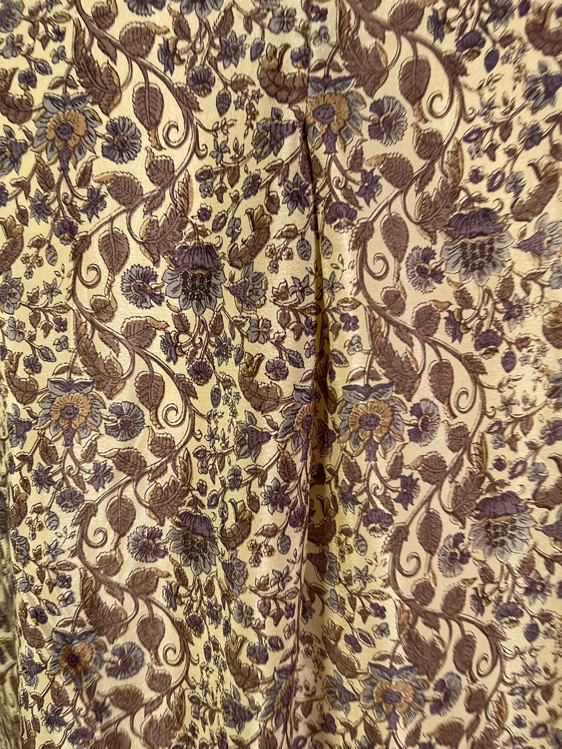 PRC6067 Avatar Pure Silk Self Pocket Tunic Dress