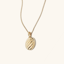 Load image into Gallery viewer, Elegant Gold Croissant Necklace with Adjustable Chain – Hypoallergenic Stainless Steel-Plated Jewelry
