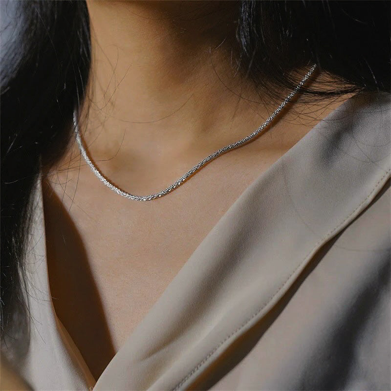 Elegant Gold Necklace for Women – Hypoallergenic Stainless Steel-Plated 14k Gold Chain, 15 Inch with Extension