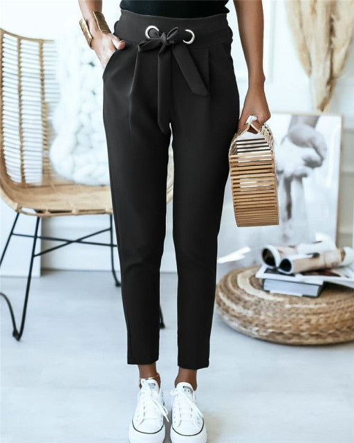 Tied Office Lady Pants