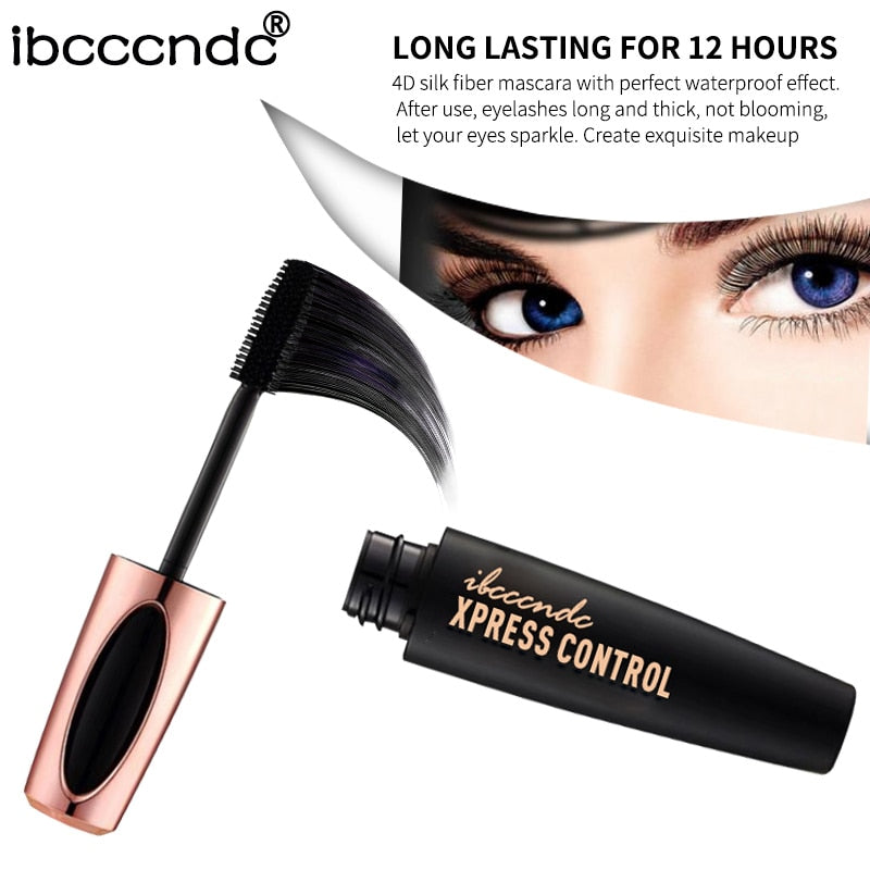 4D Silk Fiber Lash Mascara Waterproof Rimel 3d Mascara For Eyelash Extension Black Thick Lengthening Eye Lashes Cosmetics