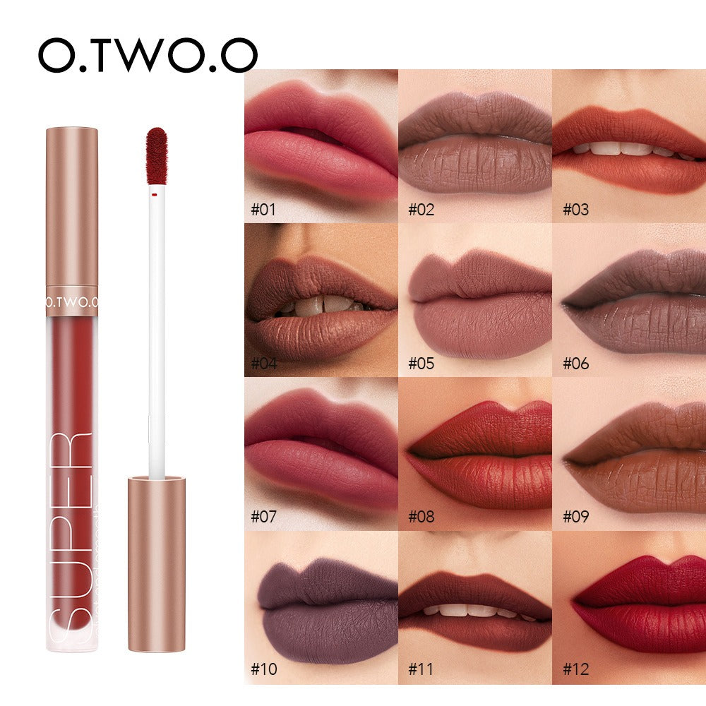 O. TWO.O12 Color Honey Language Velvet Matte Lip Color