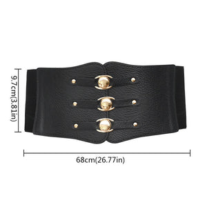 French Retro Waistband Feminine Fashion Loose Tight Waist Decoration