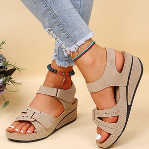 Summer Wedge Sandals for Women  New Fashion Non Slip Beach Shoes Woman Lightweight Casual Platform Sandalias Mujer Plus Size