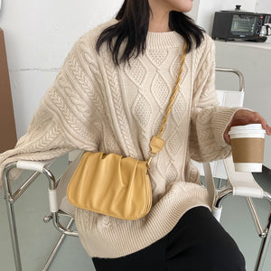 Cloud Bag Girl Fashion Fairy Pleated Underarm Bag Shoulder Bag