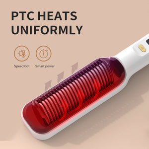 New Product Straight Hair Comb Negative Ion Does Not Hurt Hair Straight Hair Curly Hair Dual-Use Electric Heating Curling Iron Hair Straightener Home