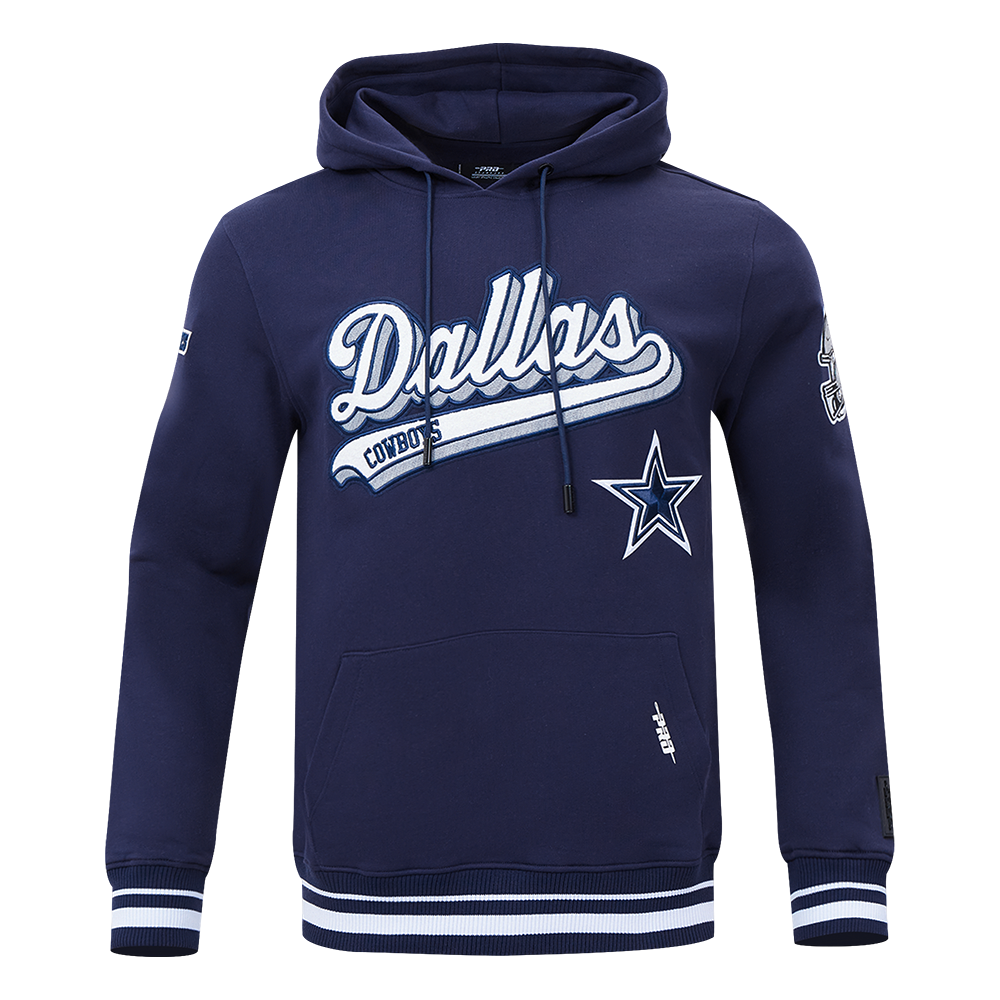Dallas Cowboys Script Tail Rib FLC PO Hoodie