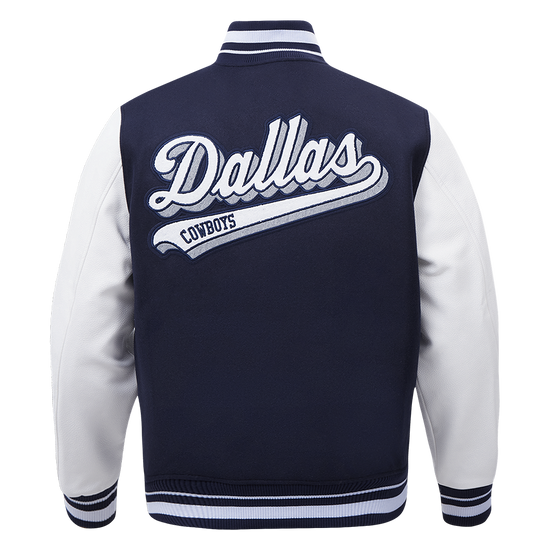 Dallas Cowboys Script Tail Rib Wool Varsity